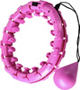 Hula hop z wypustkami i obciążnikiem One Fitness oha01 fioletowe