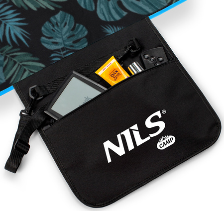 Koc piknikowy liście 200x200 pe alu Nils camp nc2222