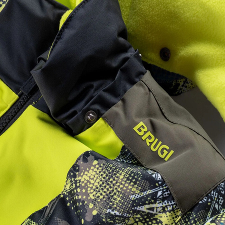 Dziecięca kurtka ocieplana narciarska membrana 5000mm Brugi 3ak3 rozmiar 128-134 cm