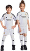 Zestaw dzięciecy komplet sportowy koszulka spodenki adidas Real Madrid 25/26 Home biały JN8870
