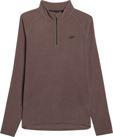 Bluza polarowa męska 4F M065 brązowa 4FWAW25UFLEM065 80S