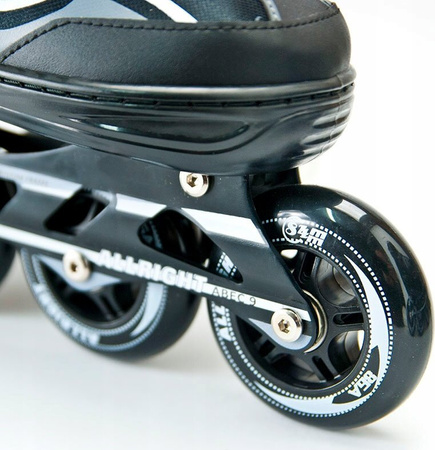 Łyżworolki regulowane koła 80 mm ABEC-9 Allright Rapid rozmiar 35-38