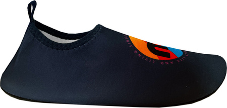Dziecięce buty do wody plażowe koralowce Mistral Jacarei granatowe M211084A39