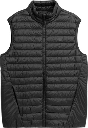 Kamizelka męska puchowa 4F czarna 4FSS23TDJAM082 20S