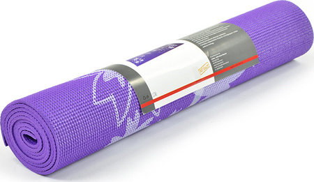 Mata do ćwiczeń do yogi yoga fitness Profit Bloom DK 2202 173x61x0,5cm fioletowa 