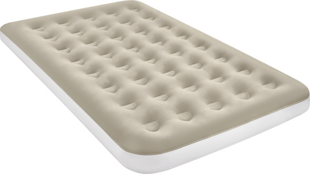 Materac welurowy dwuosobowy kempingowy Nils Camp NC2802 beżowy 191x137x22 cm