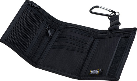 Portfel Magnum z karabińczykiem czarny