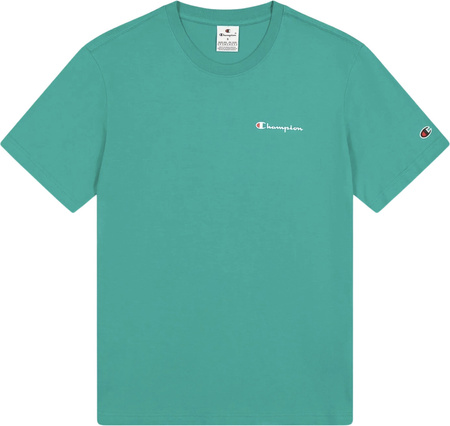 Koszulka męska Champion SS Tee zielona 220264 GS130