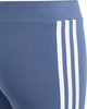 Legginsy dla dzieci adidas Essentials 3-Stripes Cotton Tights niebieskie IS2633