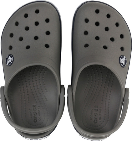 Chodaki sandały klapki dla dzieci Crocs Kids Toddler Crocband Clog szare 207005 05H