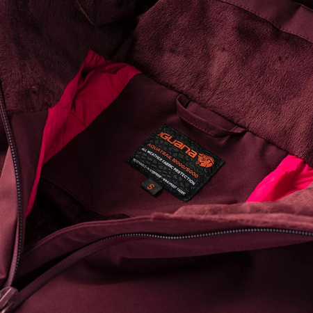 Damska kurtka narciarska ocieplana membrana 10000mm Iguana Laura W rozmiar L