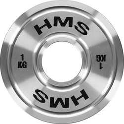 Talerz olimpijski stalowy kalibrowany na gryf olimpijski HMS TOS10 1 kg