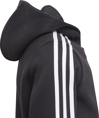 Bluza dla dzieci adidas Essentials 3-Stripes Hoodie czarna GQ8900