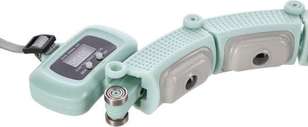 Hula hop z magnesami obciążnikiem licznikiem zielony HMS HHM14