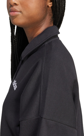 Bluza damska adidas Essentials Linear Polo czarna JM1946