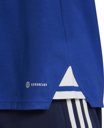 Koszulka męska adidas Condivo 22 Polo niebieska HG6307