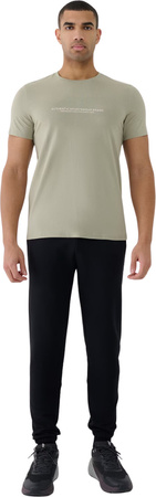 Koszulka męska 4F M2004 oliwkowa 4FWSS25TTSHM2004 44S