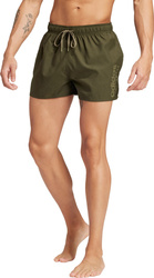 Spodenki kąpielowe męskie adidas Essentials Logo oliwkowe IX7566