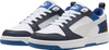 Buty dla dzieci Puma Rebound V6 Lo Mid biało-niebieskie 393833 28