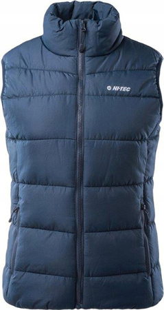 Damska kamizelka puchowa rozpinana ze stójką Lady Sanis Hi-Tec niebieska rozmiar XL