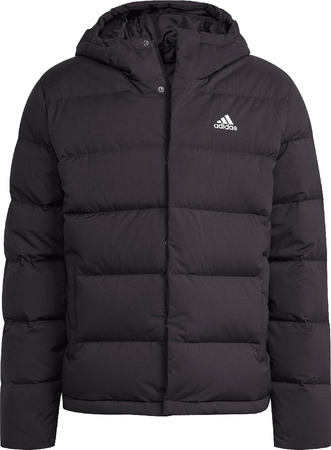 Kurtka męska adidas Helionic Hooded Down czarna HG8751
