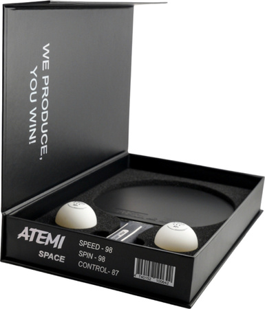 Zestaw do tenisa stołowego ping ponga Atemi Space 1 x rakietka 2 x piłeczki ***