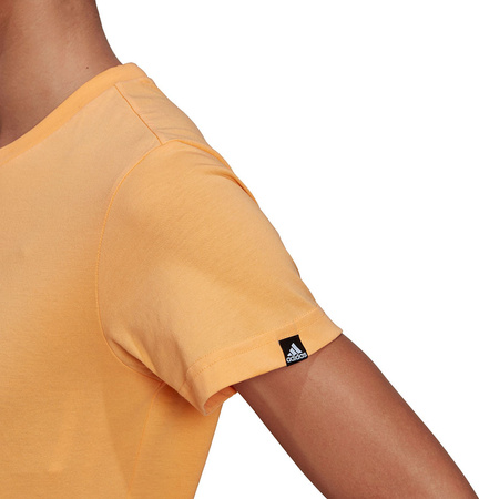 Koszulka damska adidas Outlined Floral Graphic T-Shirt żółta GL1030