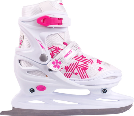 Łyżwy Roces Jokey Ice 3.0 Girl biało-różowe 450708 01