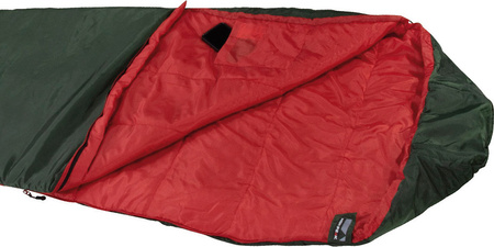 Śpiwór High Peak Lite Pak 800 210x75x50 cm zielono-czerwony 23260
