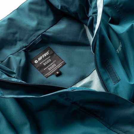 Damska kurtka przejściowa membrana 8000mm Hi-tec Lady Temuco turkusowa rozmiar XS