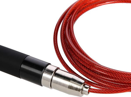 Szybka skakanka Hms Premium SK60 czarno-czerwona 2780 mm