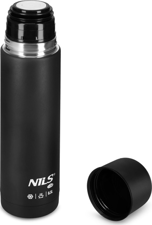 Termos turystyczny ze stali nierdzewnej Nils Camp Nils Camp NC3803 czarny 500 ml