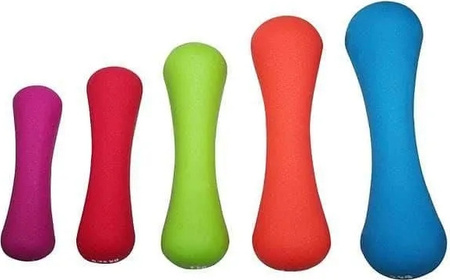 Ciężarek żeliwny pokryty neoprenem HMS 17025 0,75 kg