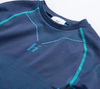 Dziecięca bluzka termoaktywna Huari TERM BLOUSE KIDS peacoat/alhambra rozmiar 110/116