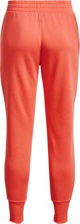 Spodnie damskie Under Armour Rival Fleece pomarańczowe 1356416 877