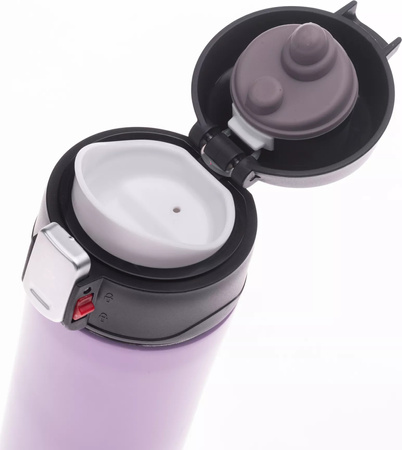 Kubek terminczny turystyczny Martes Kafa fioletowy 420 ml