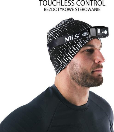 Latarka czołowa led lampka czołówka wodoodporna regulowana 600 lm Nils camp nc0008