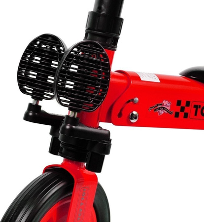 Rowerek 3-kołowy składany TCV-T701 czerwony