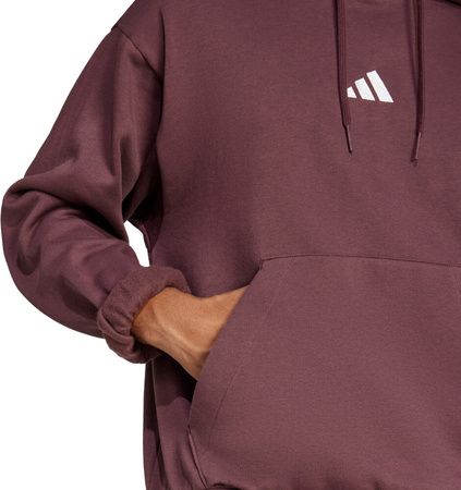 Bluza męska adidas Essentials Feelcozy Fleece brązowa IN6070