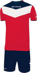 Komplet Givova Kit Campo czerwono-granatowy KITC53 1204
