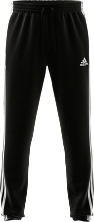 Spodnie męskie adidas Essentials Tapered Elasticcuff 3 Stripes Pant czarne GK8829