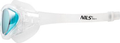 Okularki pływackie/półmaska Nils aqua nqg280maf biały junior