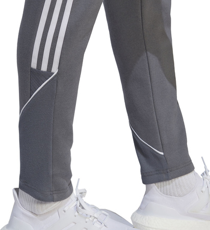 Spodnie męskie adidas Tiro 23 League Sweat Tracksuit Bottoms szare HZ3019
