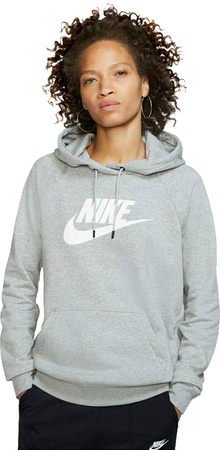 Bluza damska Nike W Essential Hoodie PO HBR szara BV4126 063