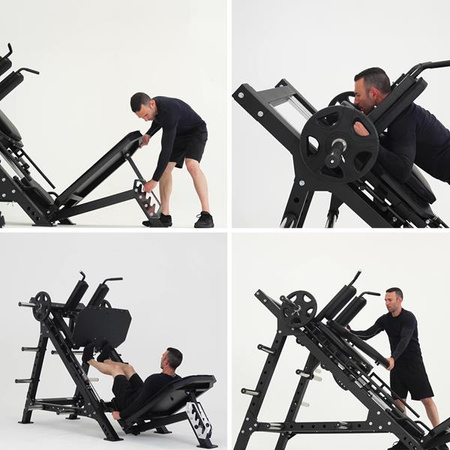 Suwnica na nogi ławka z prasą do nóg sport HMS