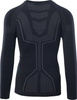 Męska bluzka termoaktywna Huari TERM BLOUSE SENIOR black bean rozmiar m/l