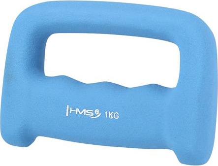 Ciężarek kastet żeliwny pokryty neoprenem HMS CK05 1.0 KG HMS