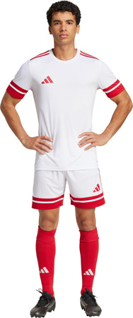 Spodenki męskie adidas Squadra 25 białe JH3404