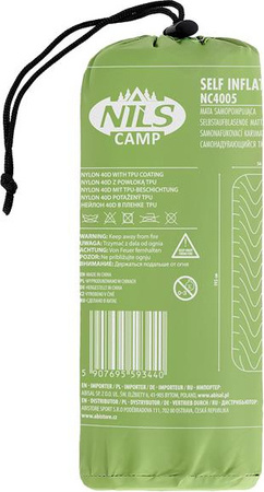 Mata turystyczna Nils Camp NC4005 zielony 193x56x5,5 cm