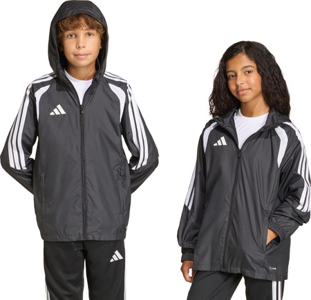 Kurtka dla dzieci adidas Tiro 26 League czarna JY9726